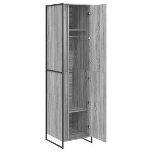 Ντουλάπα Γκρίζο Σονομα 50 x 50 x 200 cm Επεξεργασμένο Ξύλο