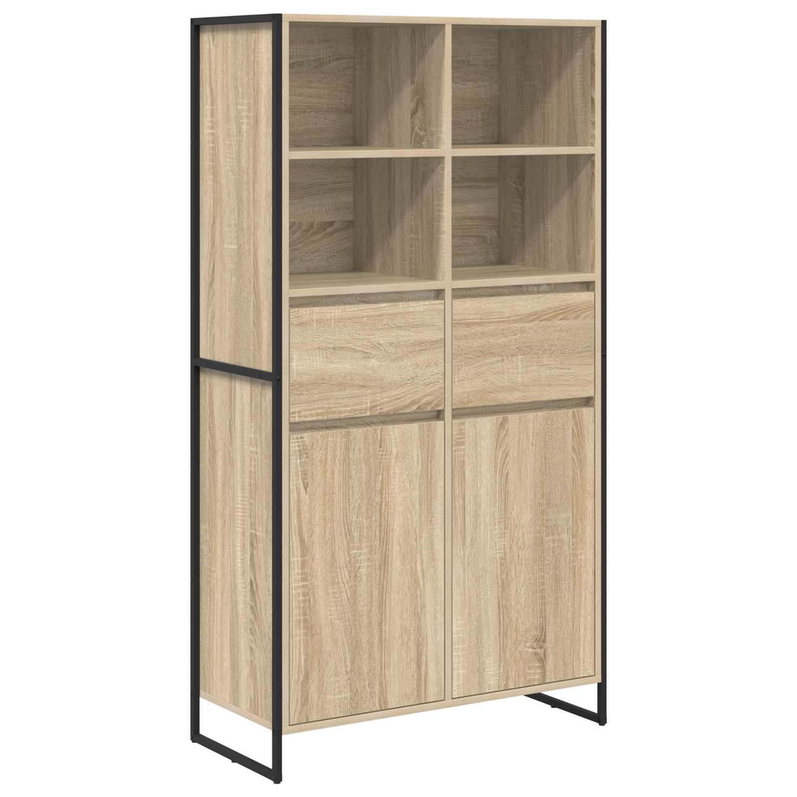 Πλαϊνό γραφείο με συρτάρι 2 pcs Σονόμα 81 x 36 x 150.5 εκ.