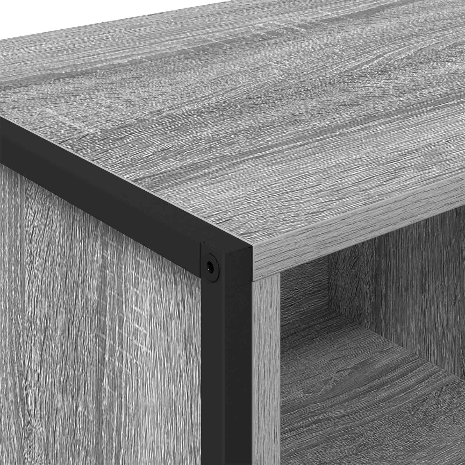 Πλαϊνό γραφείο Γκρίζο Σονομα 81 x 36 x 150.5 εκ.