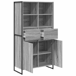 Πλαϊνό γραφείο Γκρίζο Σονομα 81 x 36 x 150.5 εκ.