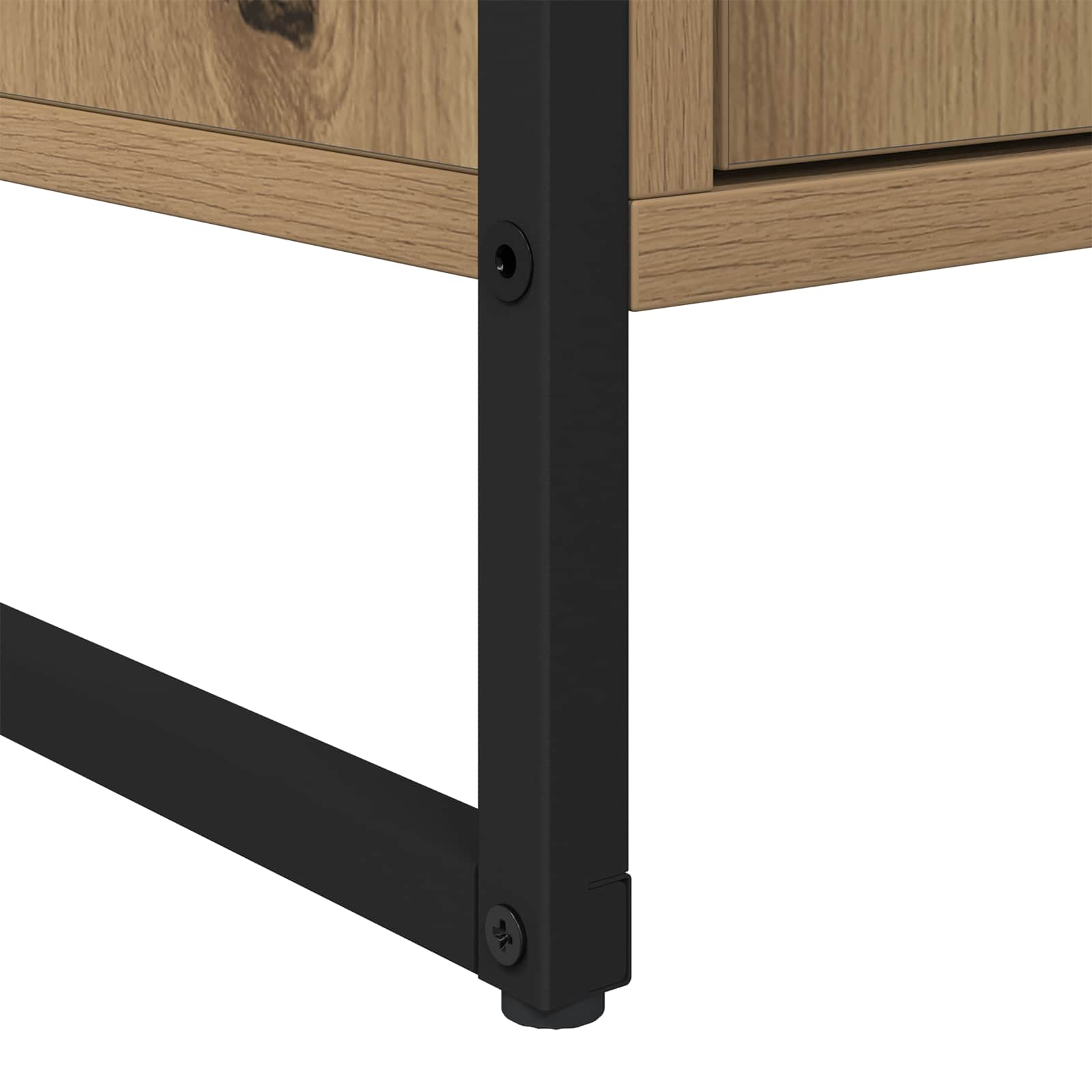 Πλαϊνό γραφείο με συρτάρι 2 pcs Καρυδιά Χειροποίητης Εργασίας