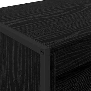 Ψηλά Ντουλάπια 2 pcs Μαύρη Οξυά 79 x 36 x 200 εκ. - Pakobazaar