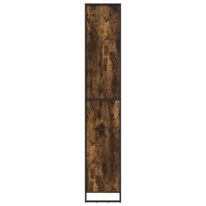 Ψηλά Ντουλάπια 2 pcs Καπνιστό Δρύς 79 x 36 x 200 εκ. - Pakobazaar