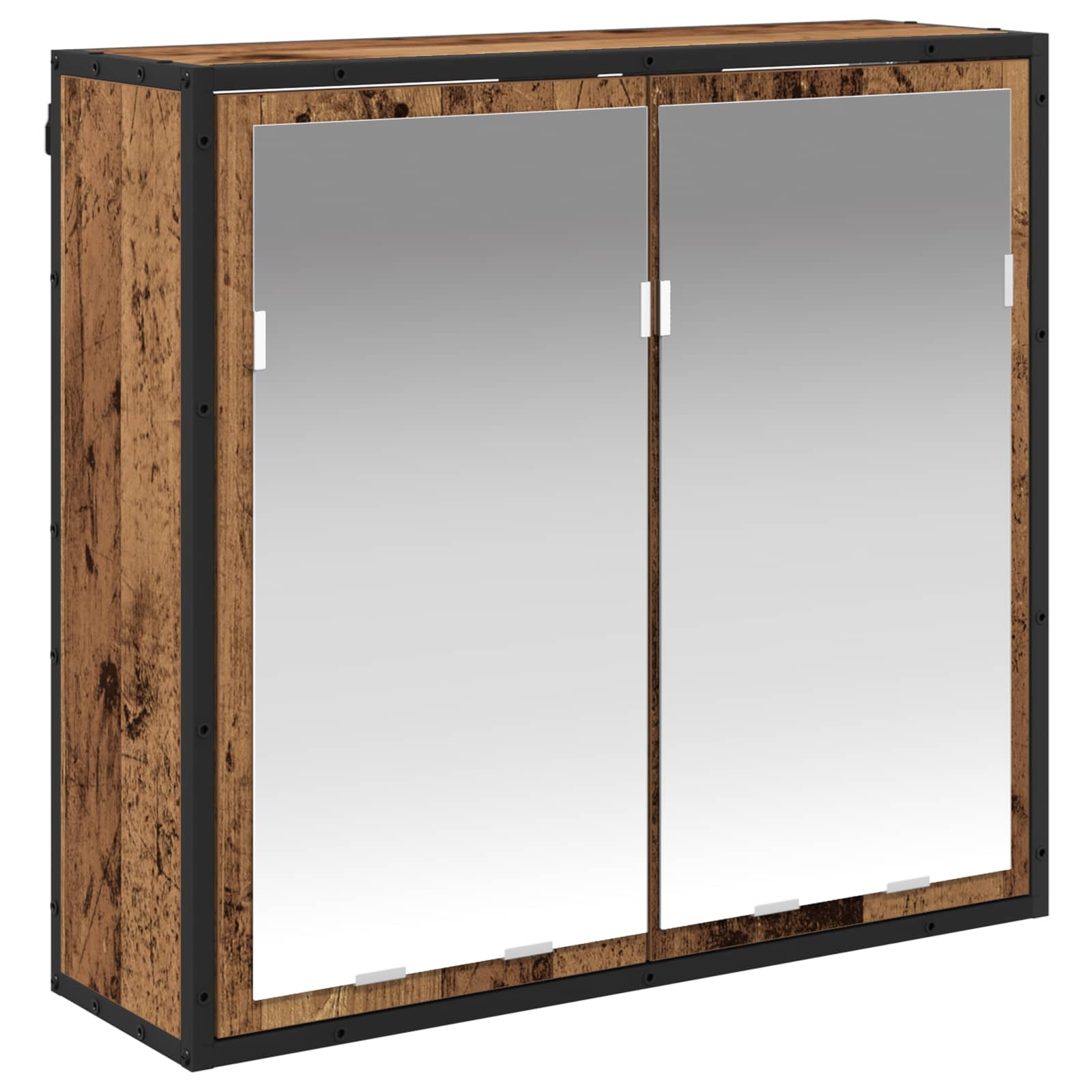 Σετ Επίπλων Μπάνιου με συρτάρι Παλιό ξύλο Επεξεργασμένο ξύλο