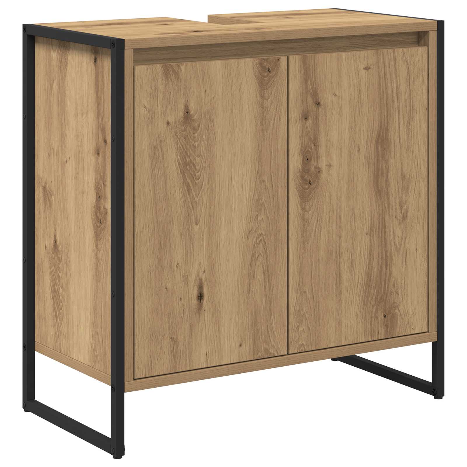 Σετ Επίπλων Μπάνιου με συρτάρι Artisan Oak Επεξεργασμένο ξύλο - Pakobazaar
