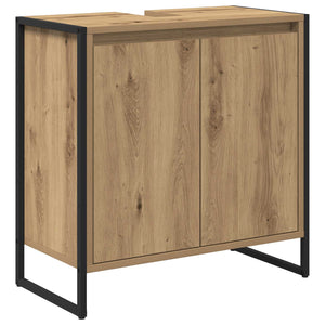 Σετ Επίπλων Μπάνιου με συρτάρι Artisan Oak Επεξεργασμένο ξύλο - Pakobazaar