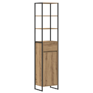 Σετ Επίπλων Μπάνιου με συρτάρι Artisan Oak Επεξεργασμένο ξύλο - Pakobazaar