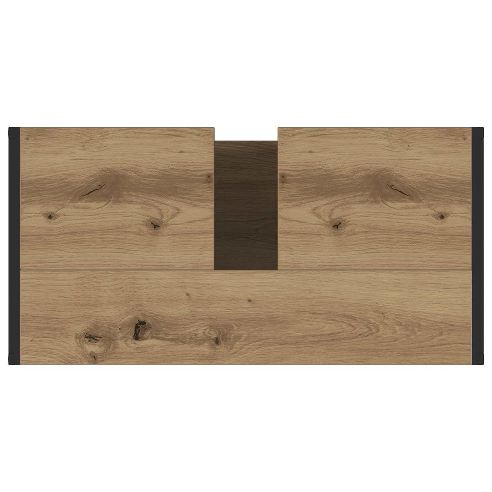 Σετ Επίπλων Μπάνιου με συρτάρι Artisan Oak Επεξεργασμένο ξύλο - Pakobazaar