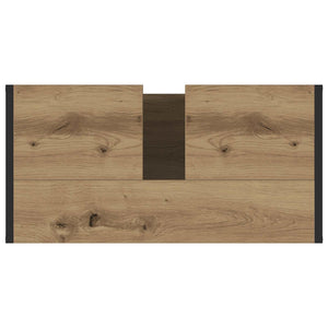 Σετ Επίπλων Μπάνιου με συρτάρι Artisan Oak Επεξεργασμένο ξύλο - Pakobazaar