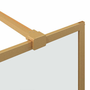 Τοίχος Ντους Walk-in Χρυσό 140 x 195 cm σκληρυμένο γυαλί - Pakobazaar