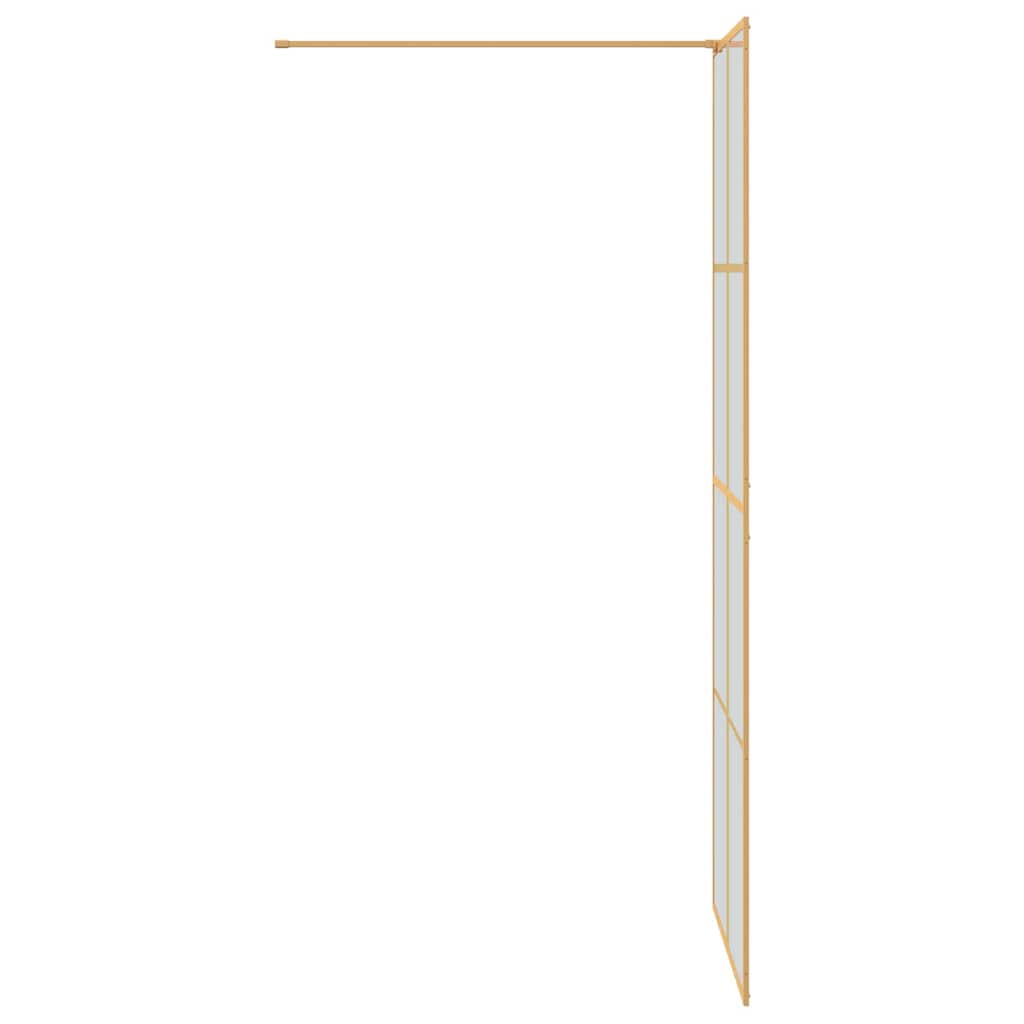 Τοίχος Ντους Walk-in Χρυσό 80 x 195 cm σκληρυμένο γυαλί - Pakobazaar