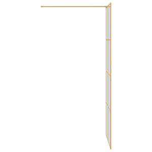 Τοίχος Ντους Walk-in Χρυσό 80 x 195 cm σκληρυμένο γυαλί - Pakobazaar