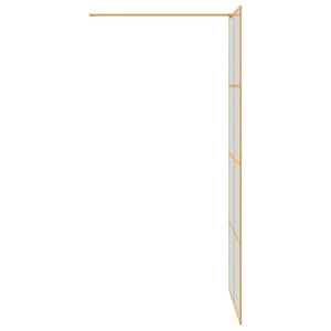 Τοίχος Ντους Walk-in Χρυσό 90 x 195 cm σκληρυμένο γυαλί - Pakobazaar