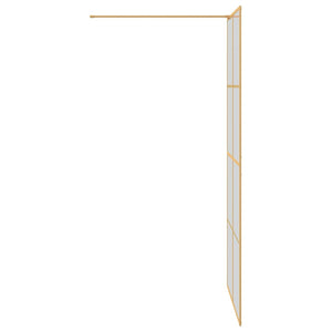Τοίχος Ντους Walk-in Χρυσό 100 x 195 cm σκληρυμένο γυαλί - Pakobazaar