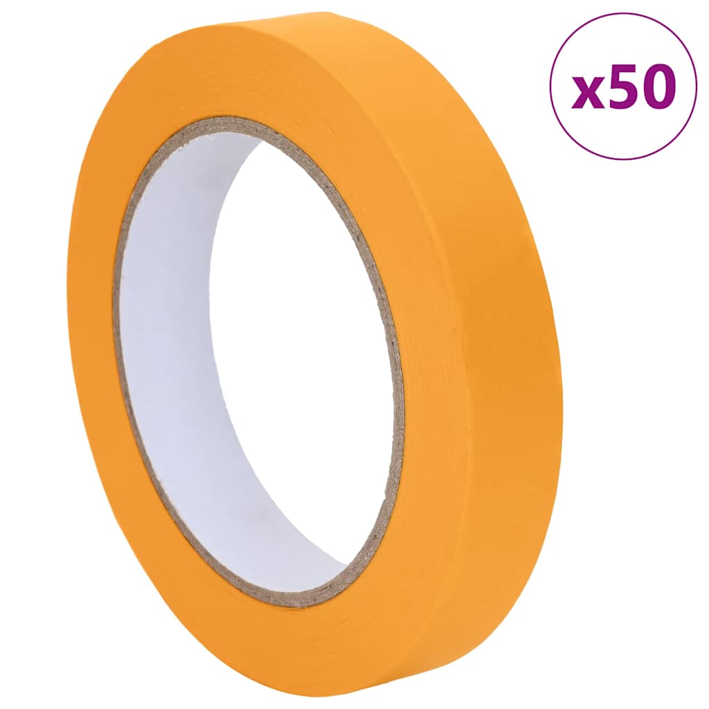 Ταινίες Μάσκας για Ζωγράφους 50 pcs Κίτρινο 19mm x 50m Χαρτί
