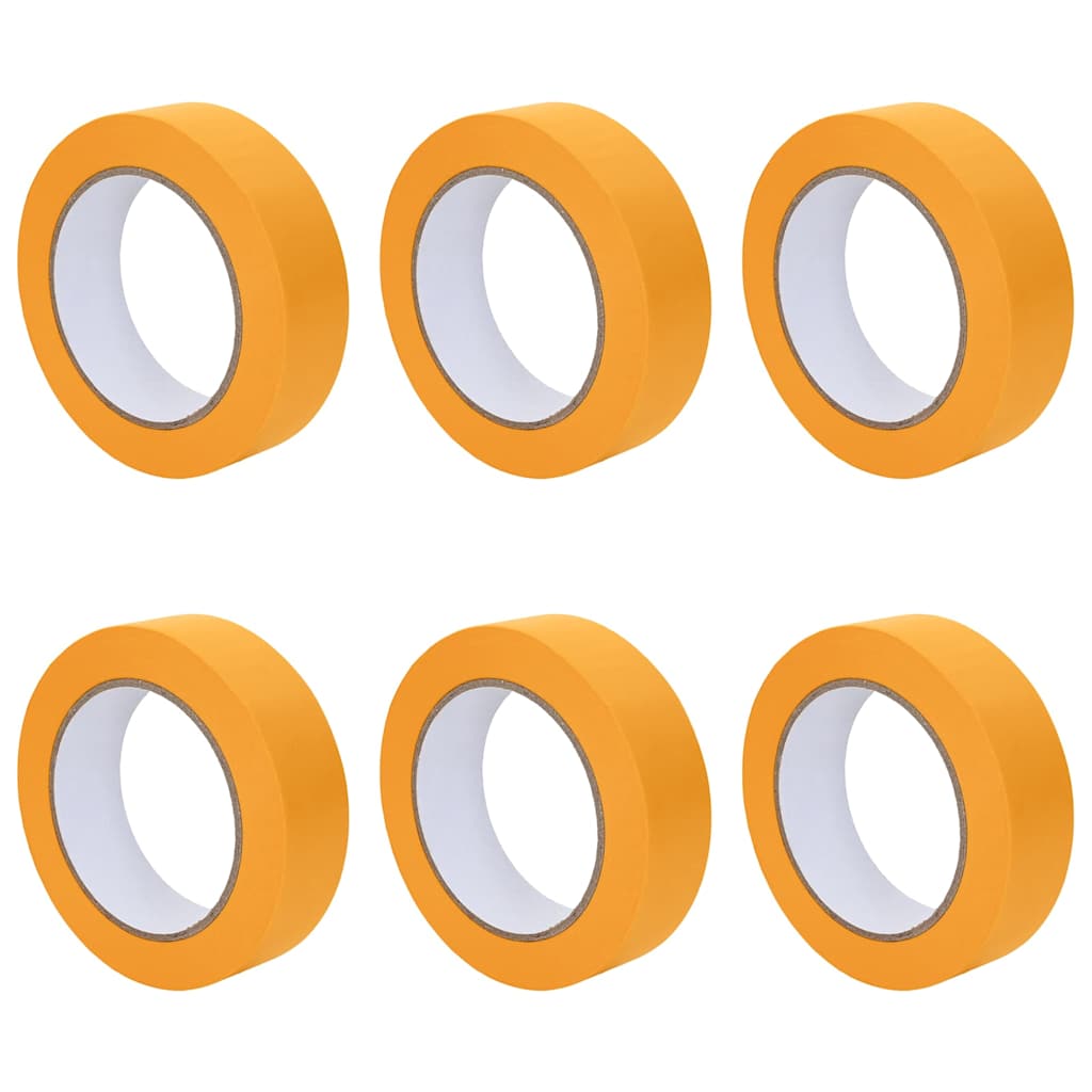 Ταινίες Μάσκας για Ζωγράφους 6 pcs Κίτρινο 25mm x 50m Χαρτί