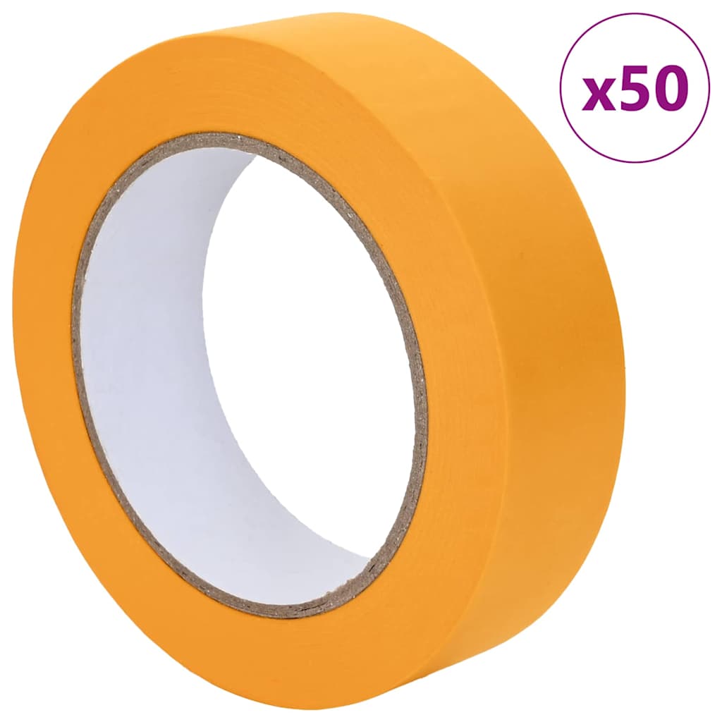 Ταινίες Μάσκας για Ζωγράφους 50 pcs Κίτρινο 25mm x 50m Χαρτί