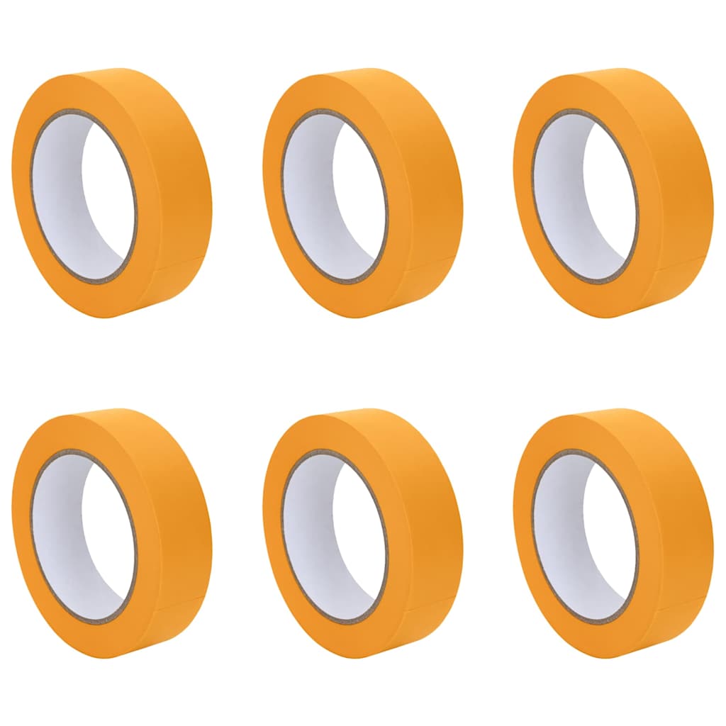 Ταινίες Μάσκας για Ζωγράφους 6 pcs Κίτρινο 30mm x 50m Χαρτί