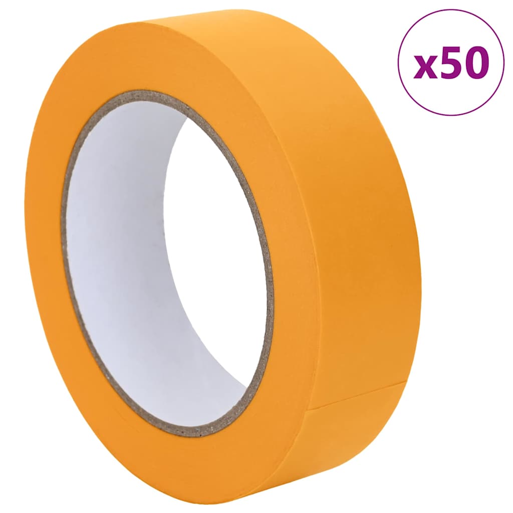 Ταινίες Μάσκας για Ζωγράφους 50 pcs Κίτρινο 30mm x 50m Χαρτί