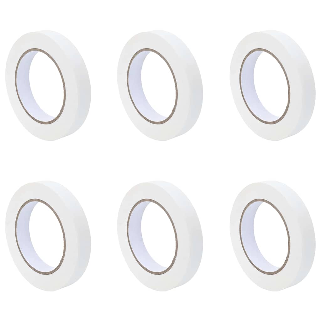 Ταινίες Μάσκας για Ζωγράφους 6 pcs Λευκό 19mm x 50m Χαρτί
