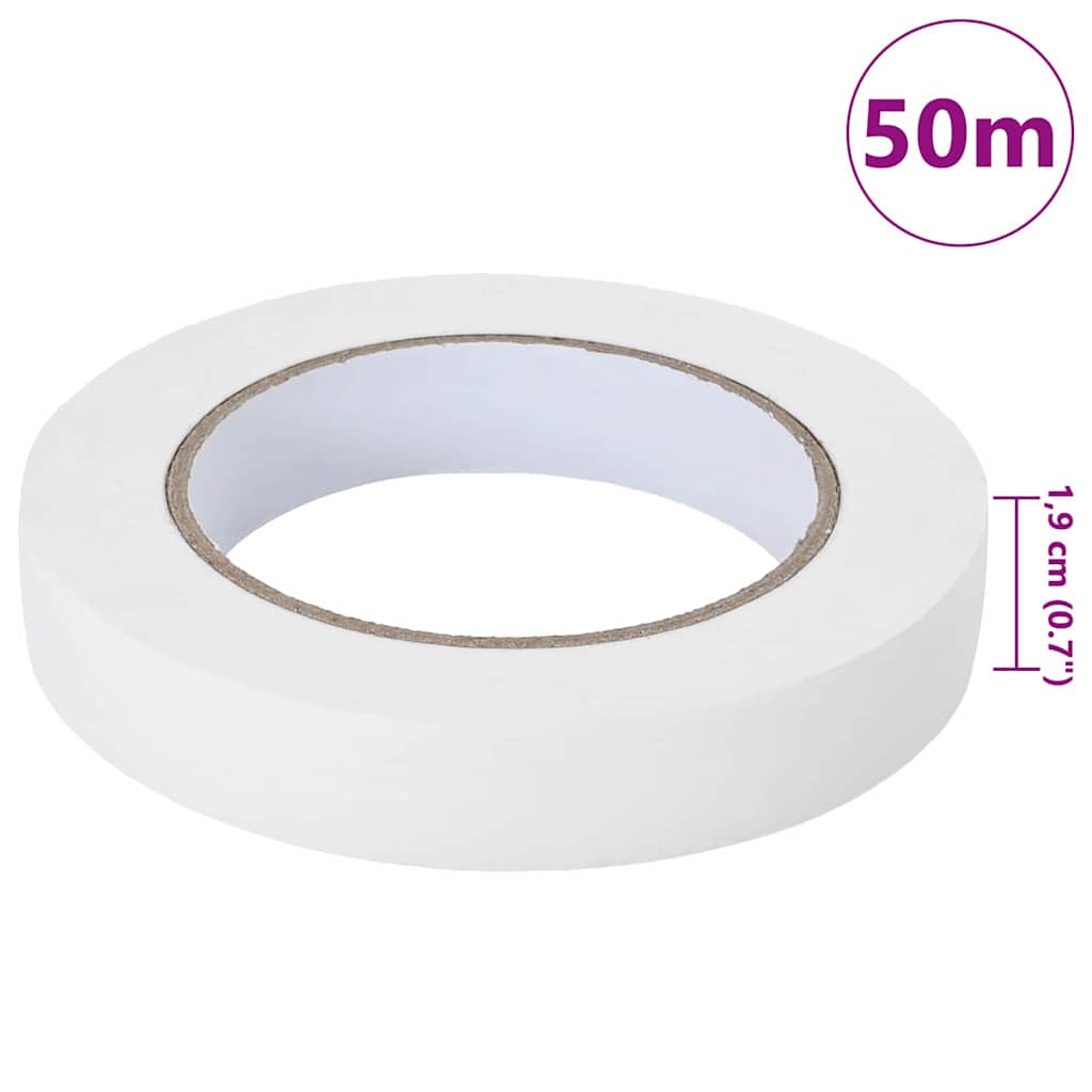 Ταινίες Μάσκας για Ζωγράφους 6 pcs Λευκό 19mm x 50m Χαρτί