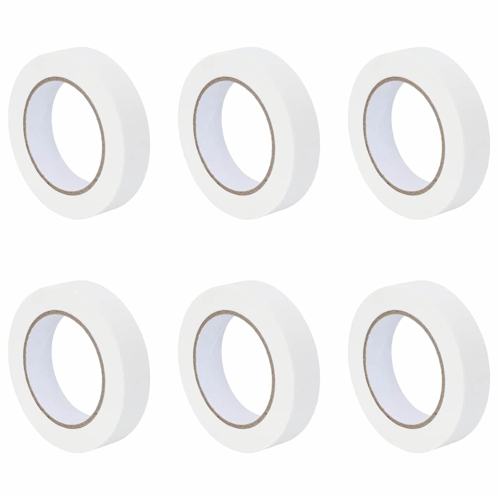 Ταινίες Μάσκας για Ζωγράφους 6 pcs Λευκό 25mm x 50m Χαρτί