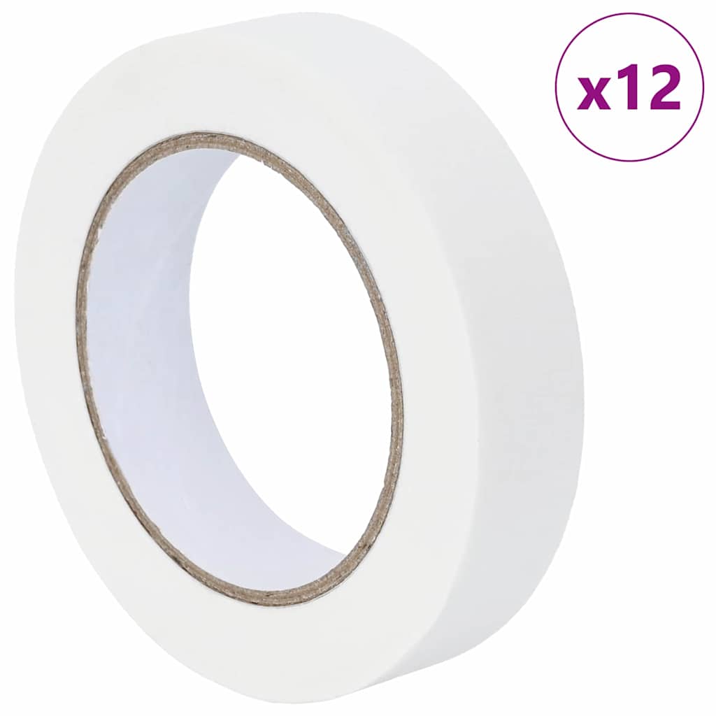 Ταινίες Μάσκας για Ζωγράφους 12 pcs Λευκό 25mm x 50m Χαρτί