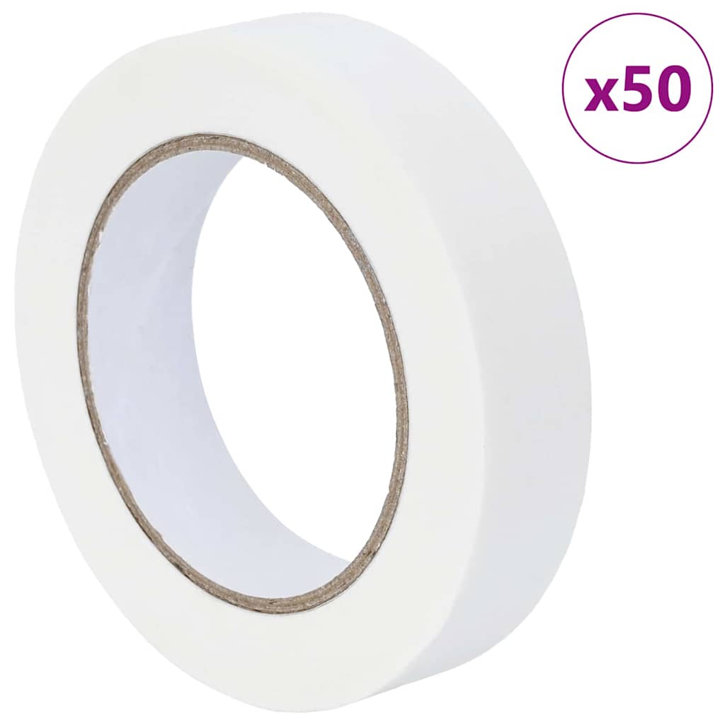 Ταινίες Μάσκας για Ζωγράφους 50 pcs Λευκό 25mm x 50m Χαρτί