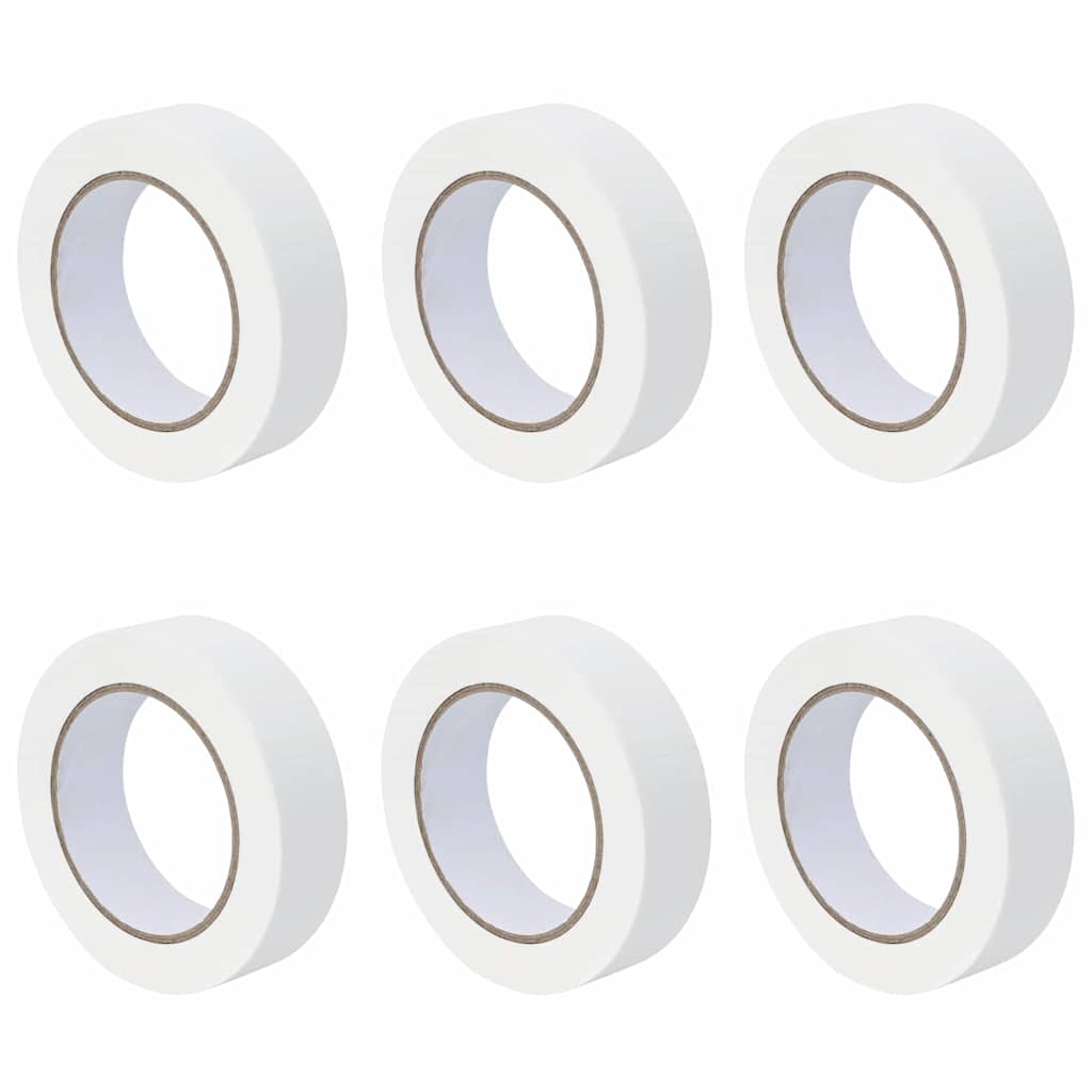 Ταινίες Μάσκας για Ζωγράφους 6 pcs Λευκό 30mm x 50m Χαρτί