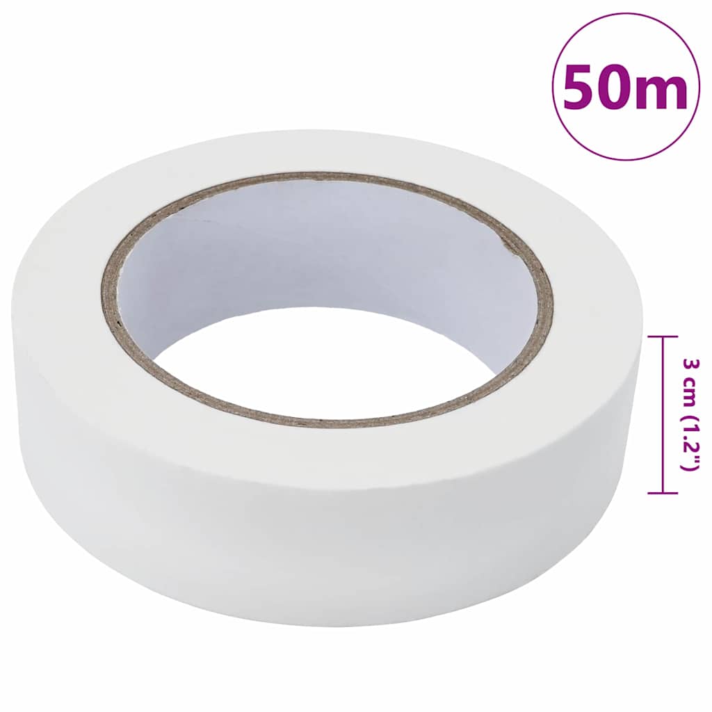 Ταινίες Μάσκας για Ζωγράφους 6 pcs Λευκό 30mm x 50m Χαρτί