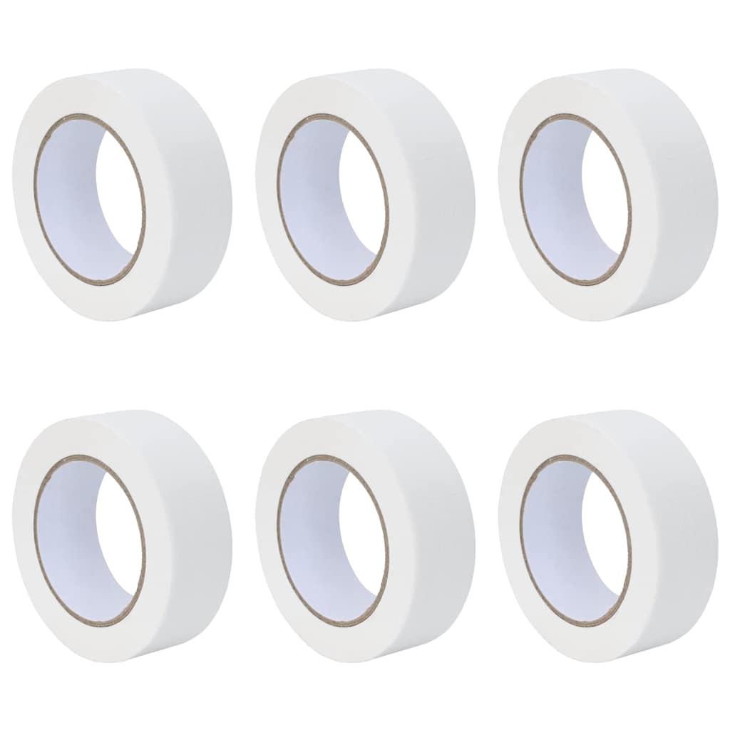Ταινίες Μάσκας για Ζωγράφους 6 pcs Λευκό 38mm x 50m Χαρτί