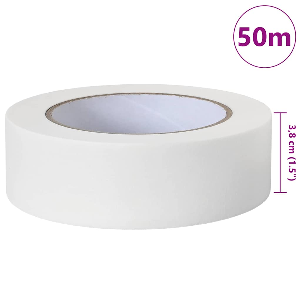 Ταινίες Μάσκας για Ζωγράφους 6 pcs Λευκό 38mm x 50m Χαρτί