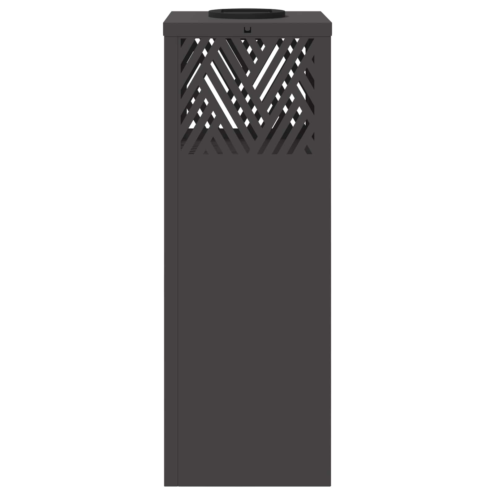 Ηλιακό LED Φως Δρόμου 2 pcs Μαύρο Κρύο Ρολαρισμένο Χάλυβα - Pakobazaar