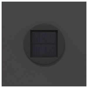 Ηλιακό LED Φως Δρόμου 2 pcs Μαύρο Κρύο Ρολαρισμένο Χάλυβα - Pakobazaar