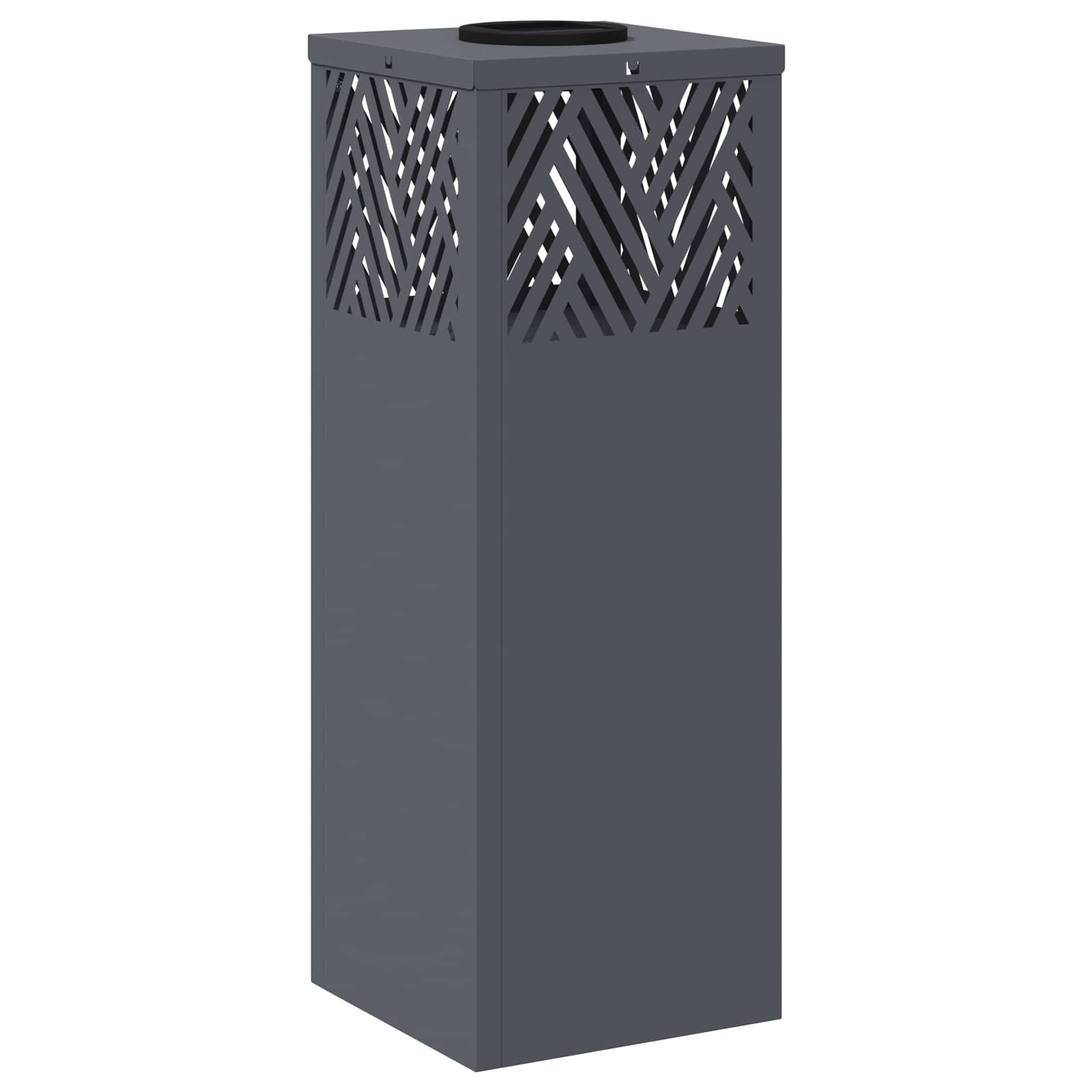 Ηλιακό LED Φως Δρόμου 2 pcs Ανθρακί Κρύο Ρολαρισμένο Χάλυβα - Pakobazaar