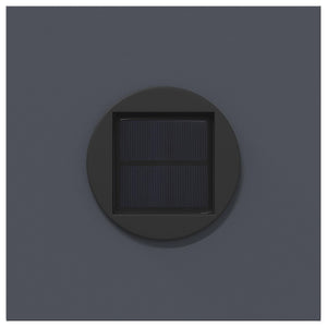 Ηλιακό LED Φως Δρόμου 2 pcs Ανθρακί Κρύο Ρολαρισμένο Χάλυβα - Pakobazaar