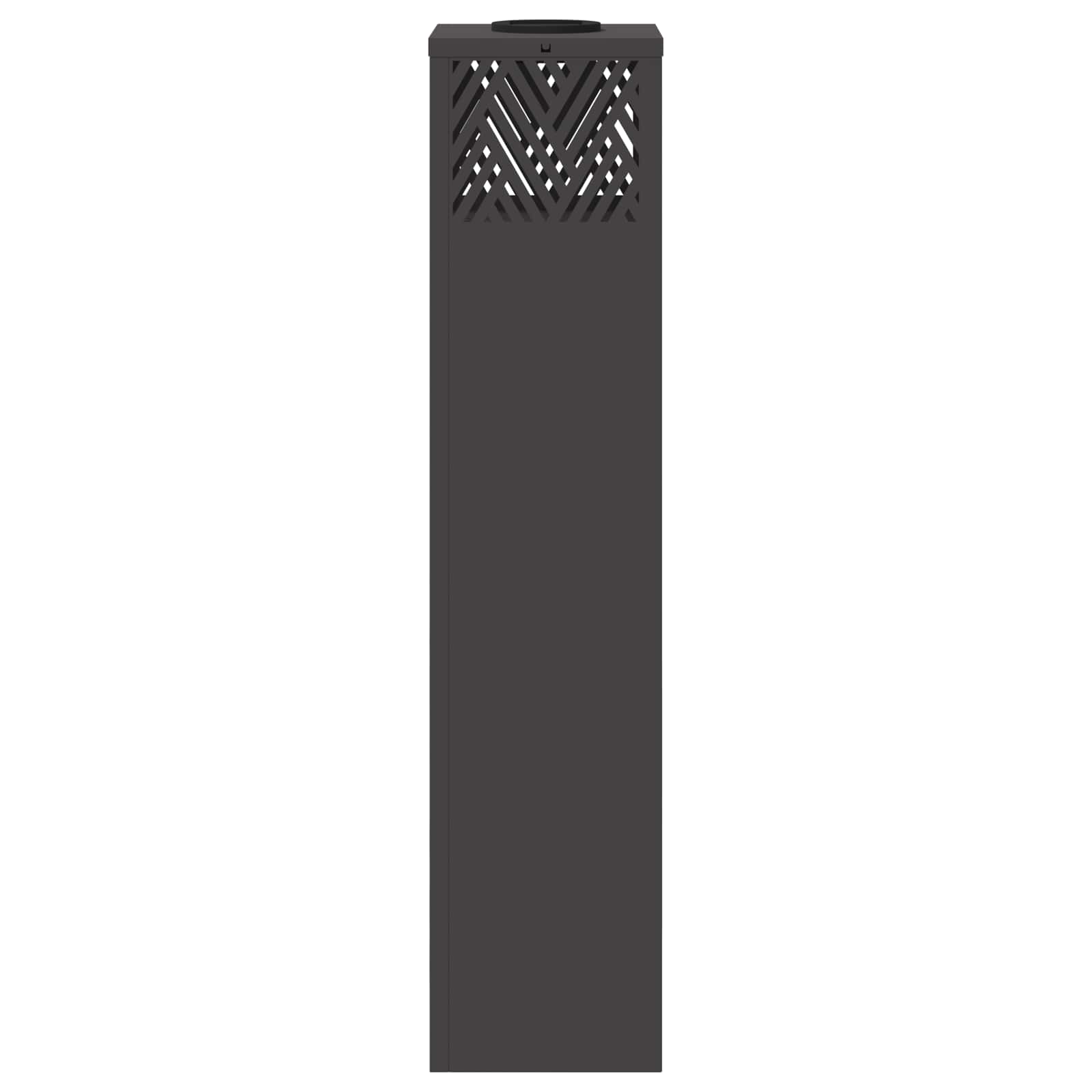 Ηλιακό LED Φως Δρόμου 2 pcs Μαύρο Κρύο Ρολαρισμένο Χάλυβα - Pakobazaar