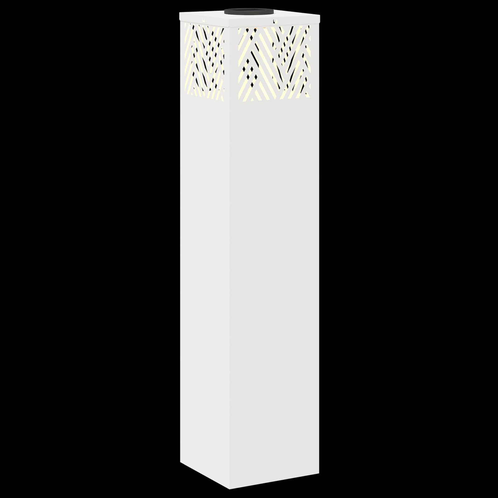 Ηλιακό LED Φως Δρόμου 2 pcs Λευκό Κρύο Ρολαρισμένο Χάλυβα - Pakobazaar