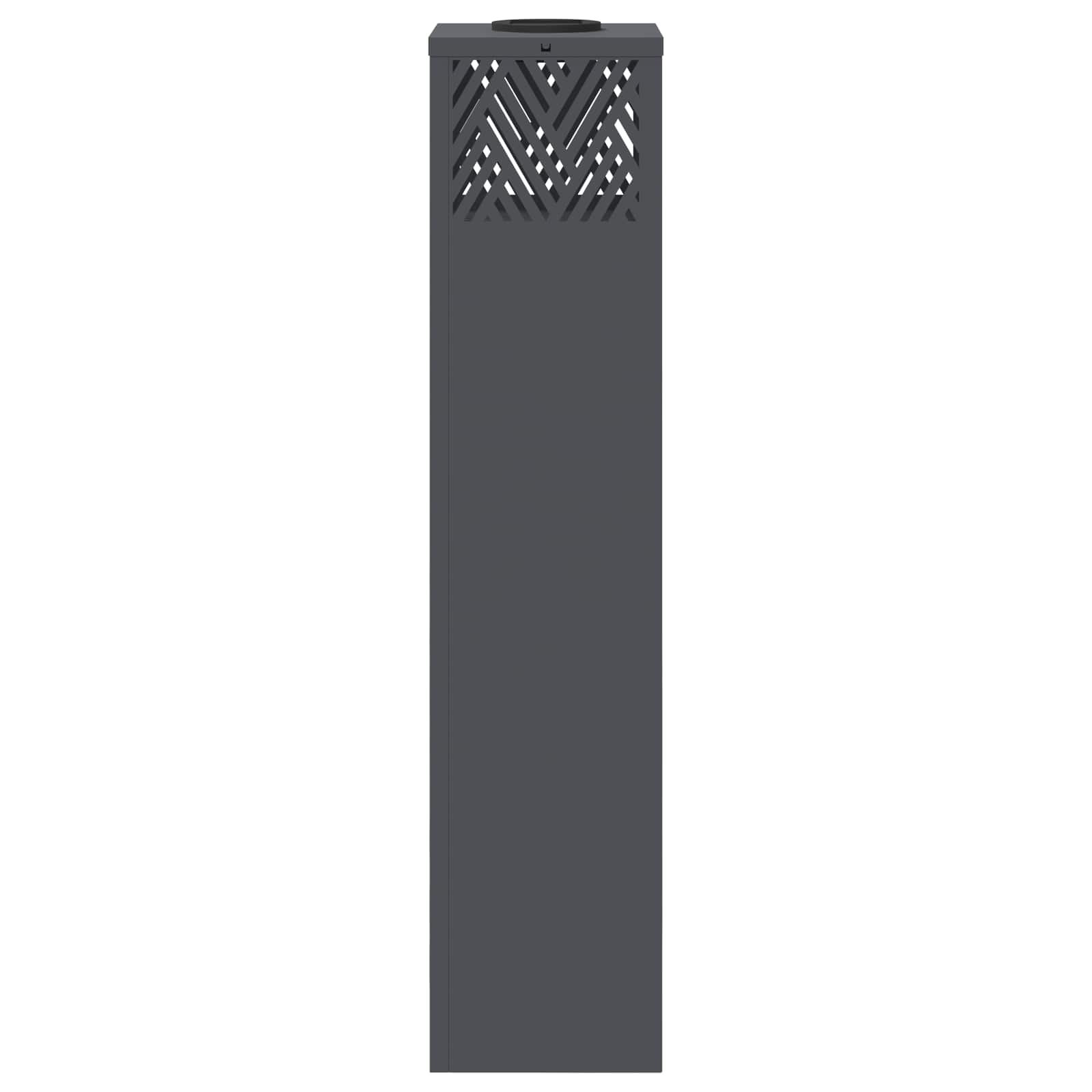 Ηλιακό LED Φως Δρόμου 2 pcs Ανθρακί Κρύο Ρολαρισμένο Χάλυβα - Pakobazaar