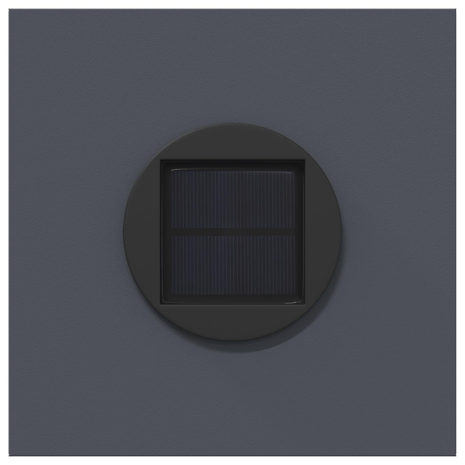 Ηλιακό LED Φως Δρόμου 2 pcs Ανθρακί Κρύο Ρολαρισμένο Χάλυβα - Pakobazaar
