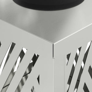 Ηλιακό LED Φως Δρόμου 2 pcs Ασημί Γαλβανισμένο - Pakobazaar