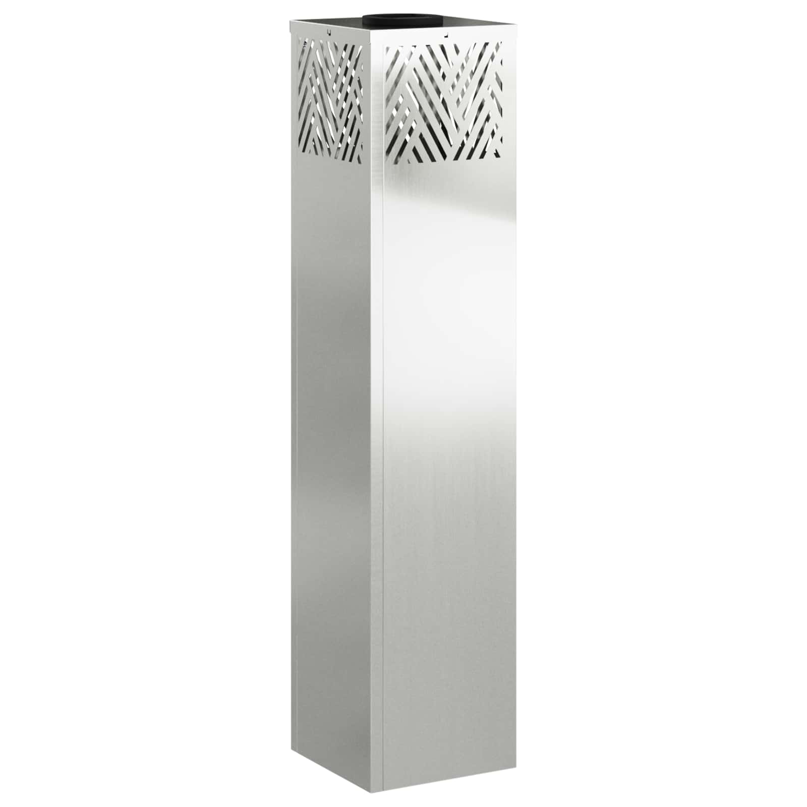 Ηλιακό LED Φως Δρόμου 2 pcs Ασημί Γαλβανισμένο - Pakobazaar