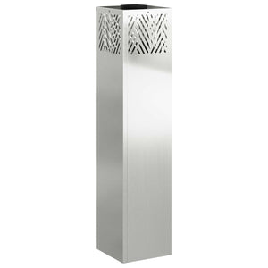 Ηλιακό LED Φως Δρόμου 2 pcs Ασημί Γαλβανισμένο - Pakobazaar
