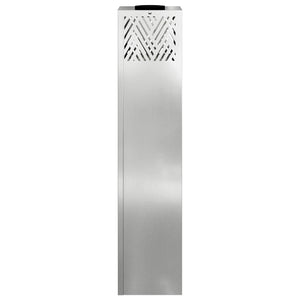 Ηλιακό LED Φως Δρόμου 2 pcs Ασημί Γαλβανισμένο - Pakobazaar