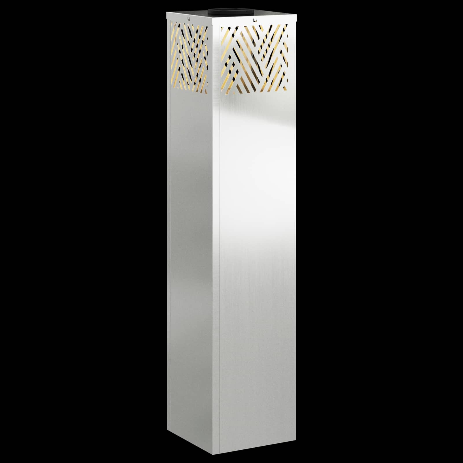Ηλιακό LED Φως Δρόμου 2 pcs Ασημί Γαλβανισμένο - Pakobazaar