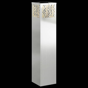 Ηλιακό LED Φως Δρόμου 2 pcs Ασημί Γαλβανισμένο - Pakobazaar