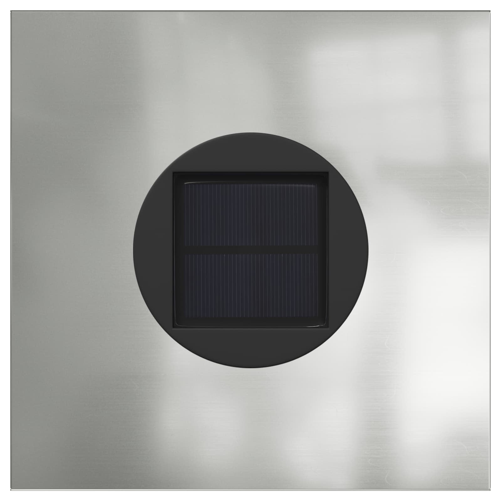 Ηλιακό LED Φως Δρόμου 2 pcs Ασημί Γαλβανισμένο - Pakobazaar