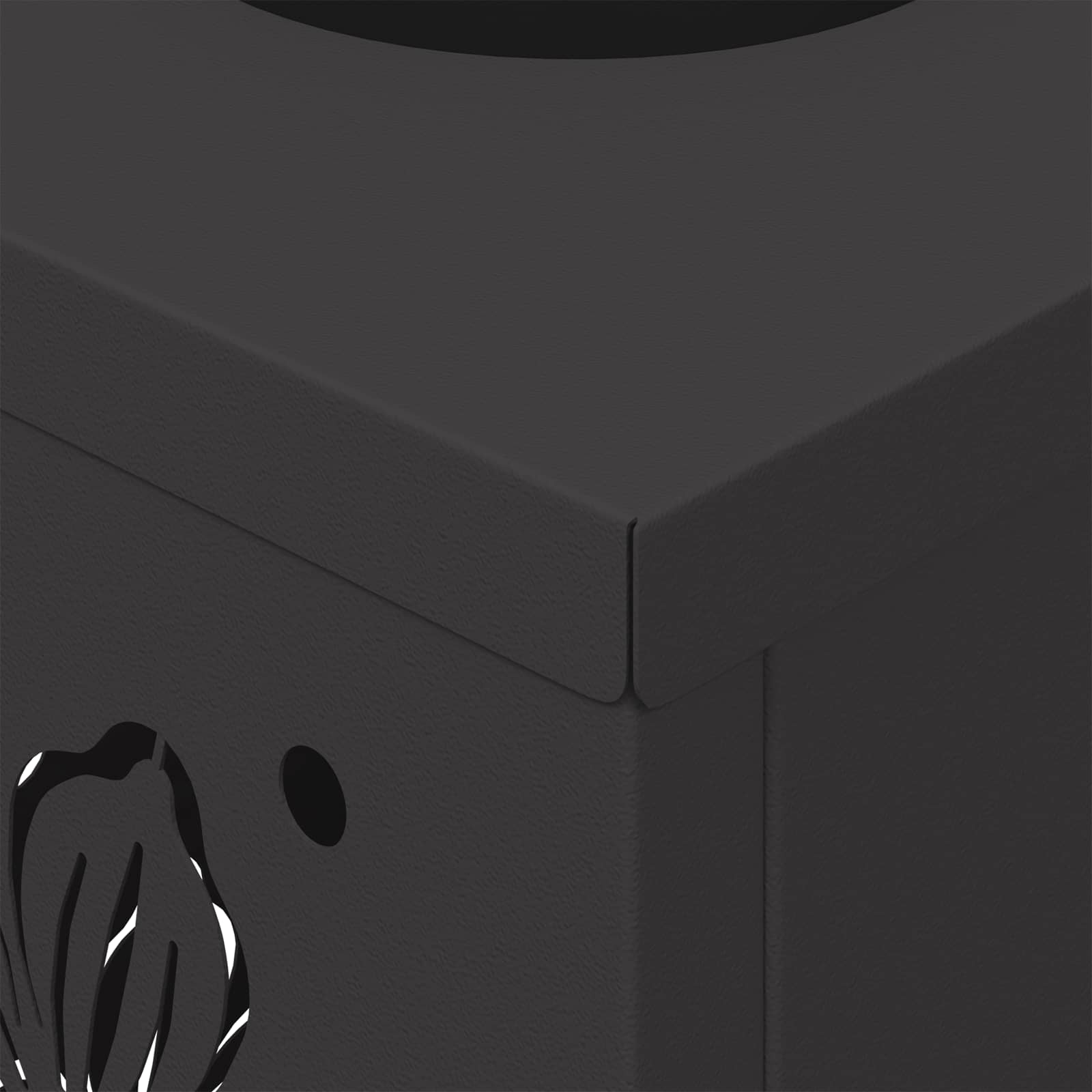 Ηλιακό LED Φως Δρόμου 2 pcs Μαύρο Κρύο Ρολαρισμένο Χάλυβα - Pakobazaar