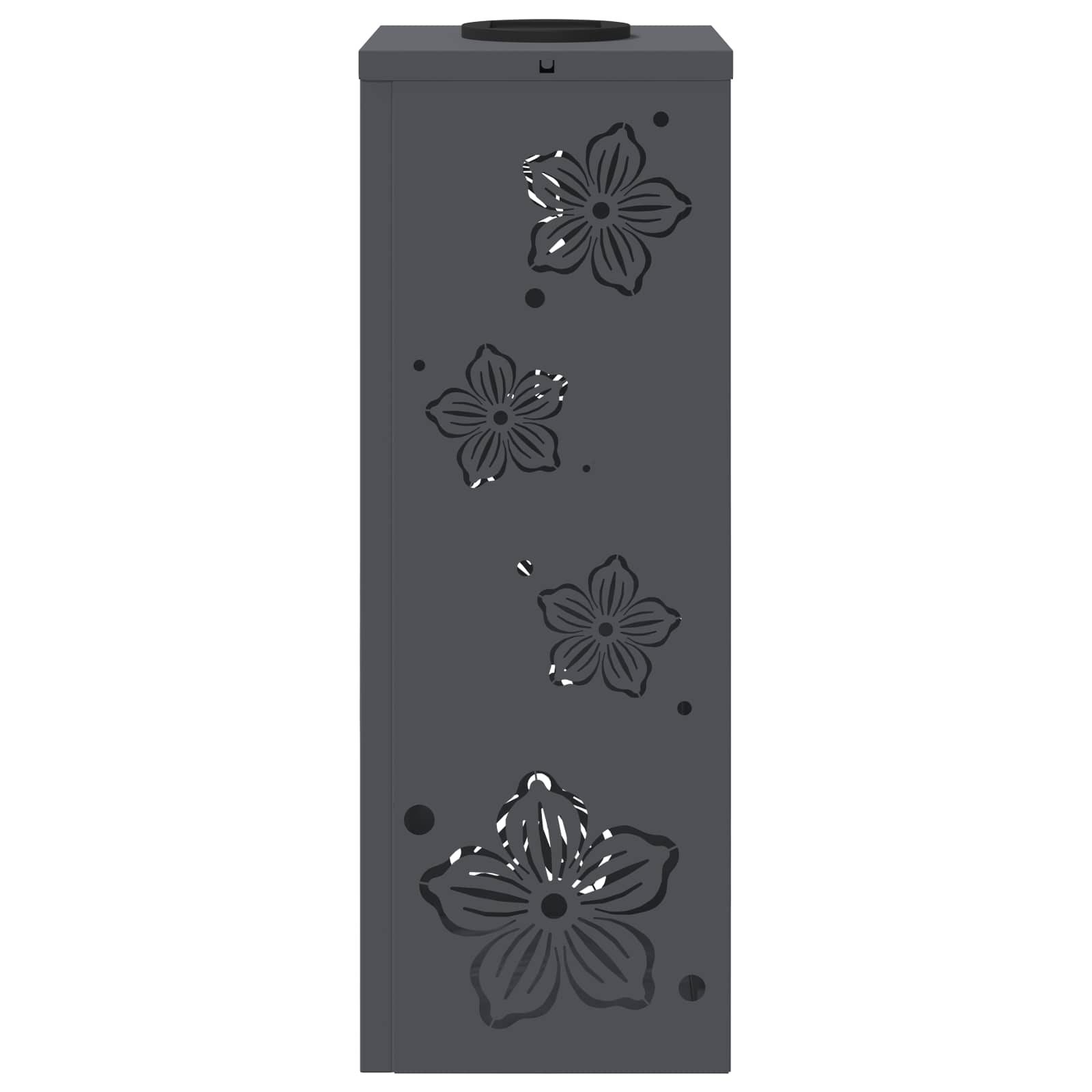 Ηλιακό LED Φως Δρόμου 2 pcs Ανθρακί Κρύο Ρολαρισμένο Χάλυβα - Pakobazaar