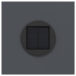 Ηλιακό LED Φως Δρόμου 2 pcs Ανθρακί Κρύο Ρολαρισμένο Χάλυβα - Pakobazaar